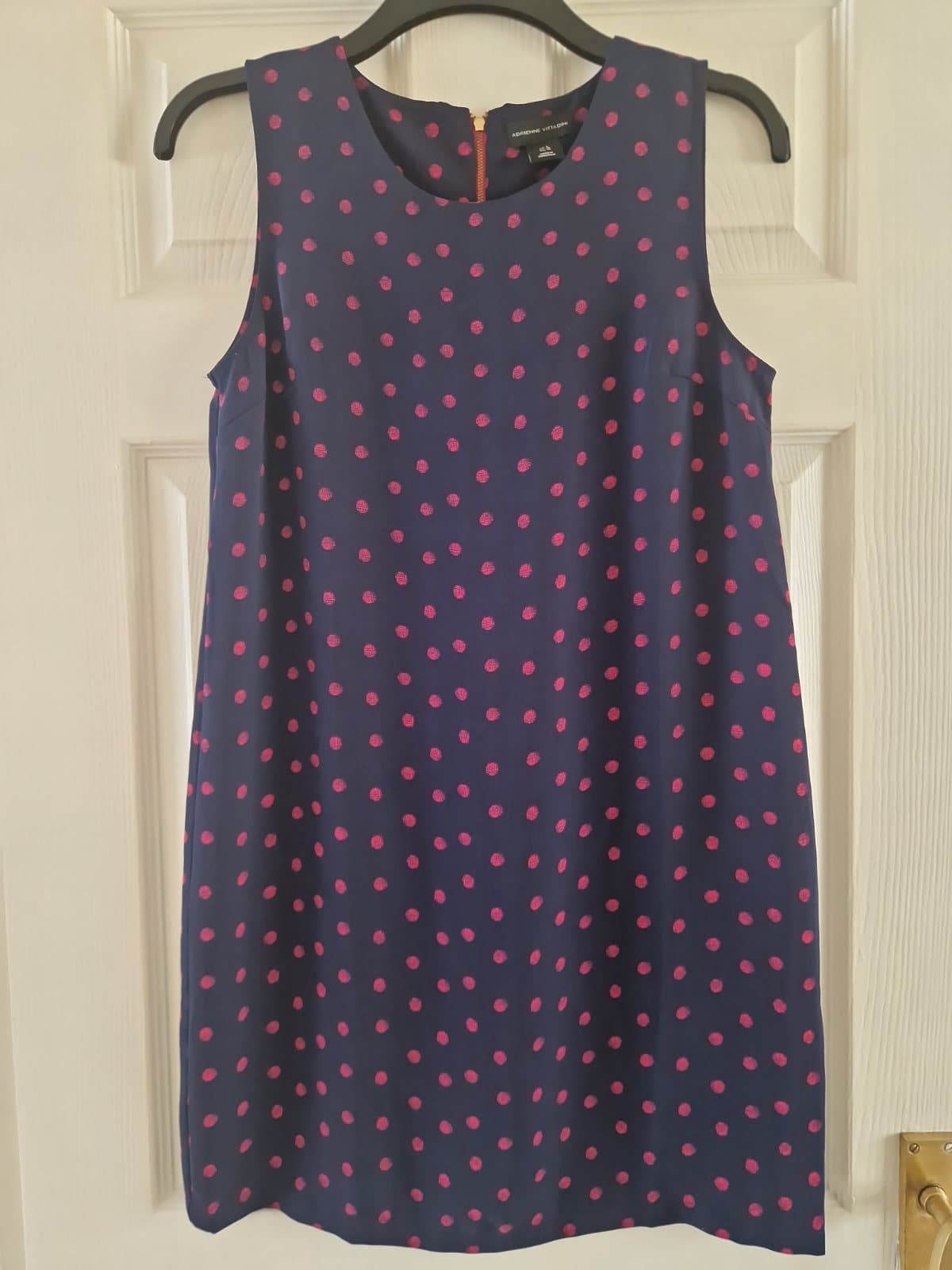 Ladies Navy and Pink Dress